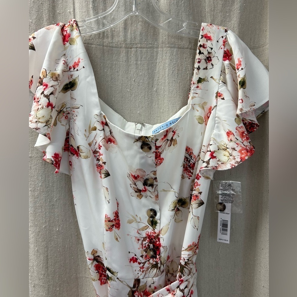 Antonio Melani/ STUNNING/NWT/ Jump Suit /Charming bouquet /Size 8 - Picture 2 of 13